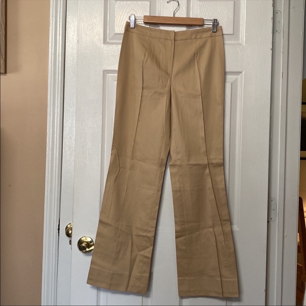 Les Copains Classic Tan Camel Trouser Pants